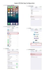 Apple iOS Mail Setup