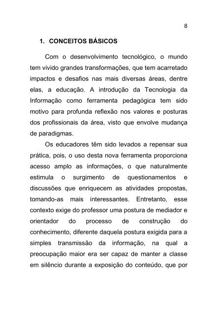 LIVRO -O uso da tecnologia COM CAPA