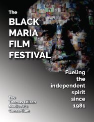 Black Maria Film Festival Brochure 2017