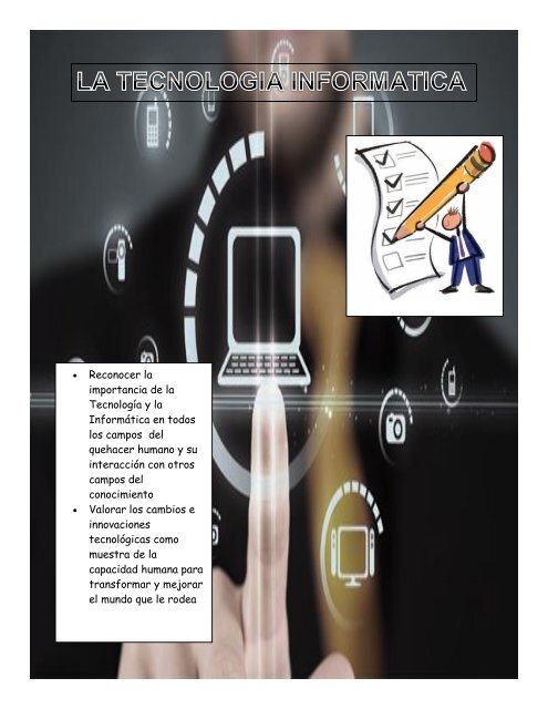 LA TECNOLOGIA INFORMATICA