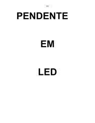 PENDENTE EM LED