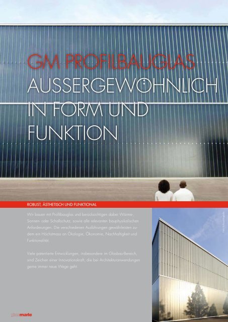 GM Profilbauglas - Produktreport