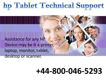 HP Tablet Support Phone Number UK +448000465293