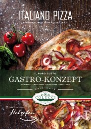 PIZZA GASTROKONZEPT VON COLUCCI