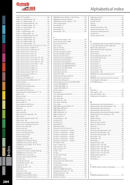 MOB&IUS catalog C015 cu tarif 2017