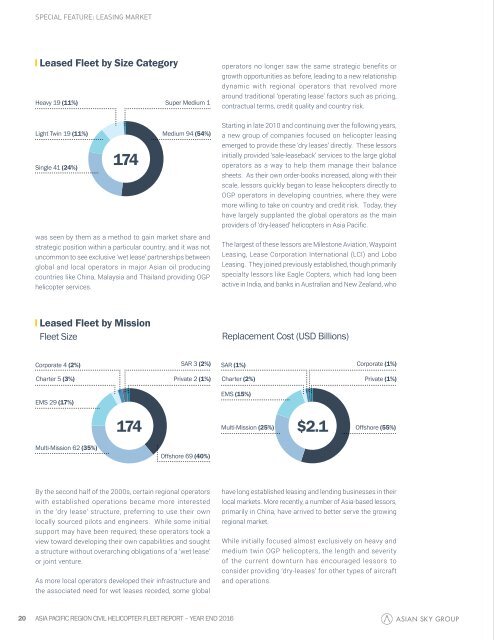 Asian Pacific Region Civil Helicopters Asian Sky Fleet Report Year End 2016