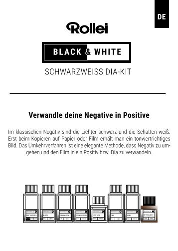 Anleitung | Rollei Black & White Reversal Kit