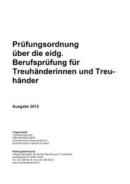 Prüfungsordnung über die eidg. Berufsprüfung für Treuhänderinnen ...