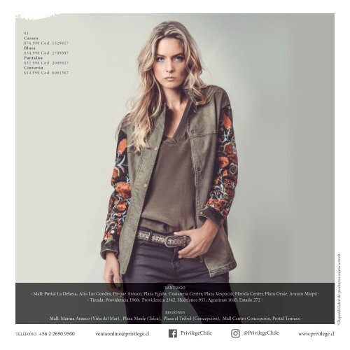 Catalogo Privilege Otoño Invierno 2017