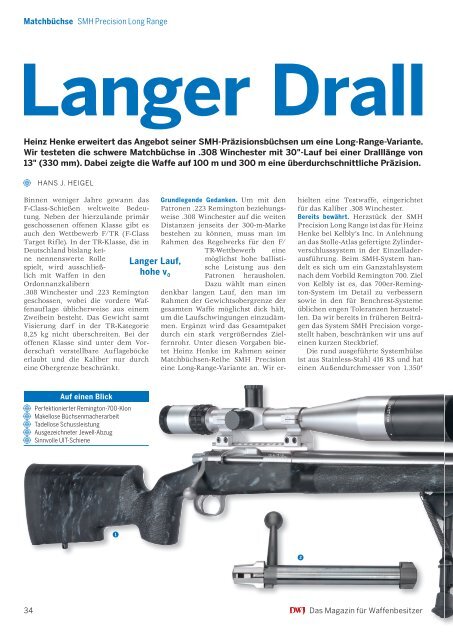 Henke-Infoblatt SMH A5 LongRange Kal. 308