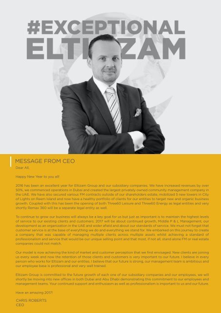 Eltizam Newsletter 4th Quarter FINAL