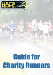 Charity Runners Guide