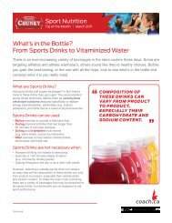 What's in the Bottle? From Sports Drinks to Vitaminized Water