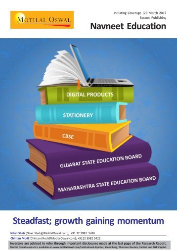 Navneet Education Steadfast growth gaining momentum