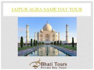 Jaipur Agra Same Day Tour