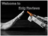 Guide to Choosing the Best E-Cig