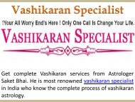 Vashikaran Specialist