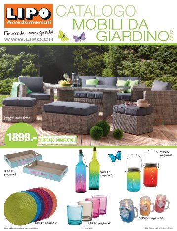 Catalogo Mobili da Giardino