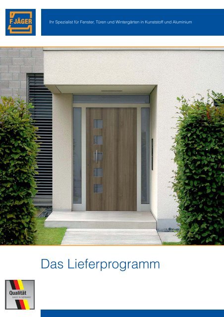 Das Lieferprogramm - Franz Jäger GmbH