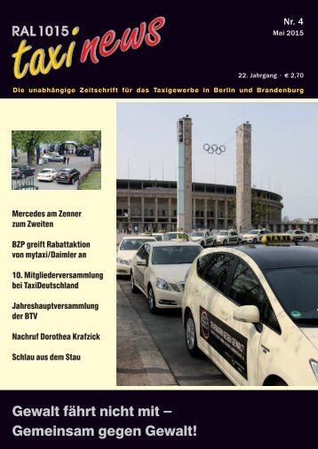 RAL 1015 taxi news Heft 4-2015