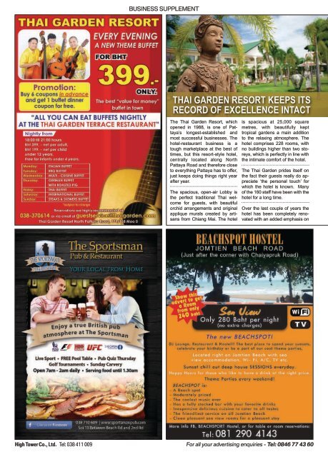 Pattaya Business Supplement - Jan 2017