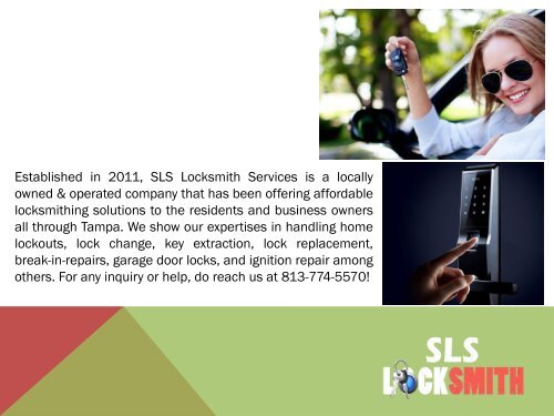 Welcome to SLS Locksmith Services