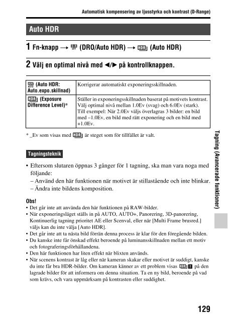 Sony SLT-A65VL - SLT-A65VL Consignes d&rsquo;utilisation Su&eacute;dois