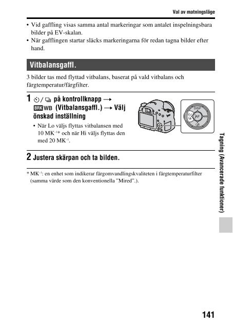 Sony SLT-A65VL - SLT-A65VL Consignes d&rsquo;utilisation Su&eacute;dois