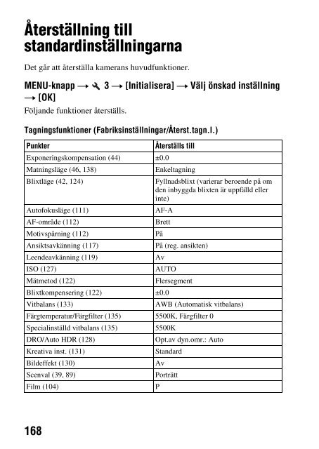 Sony SLT-A65VL - SLT-A65VL Consignes d&rsquo;utilisation Su&eacute;dois