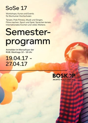 BOSKOP Semesterprogramm-Sommer 2017
