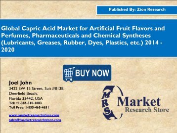 Capric Acid Market