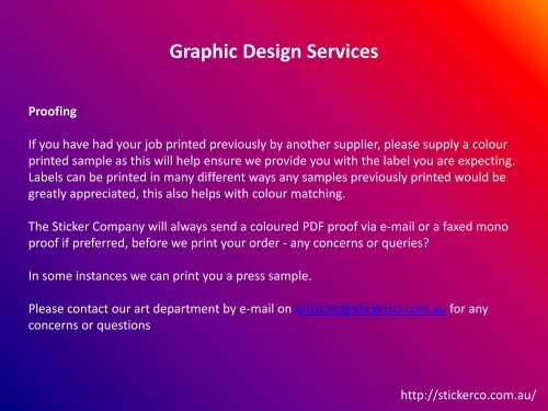 Graphic Design Services