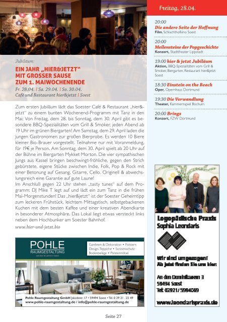 SOso! April Ausgabe