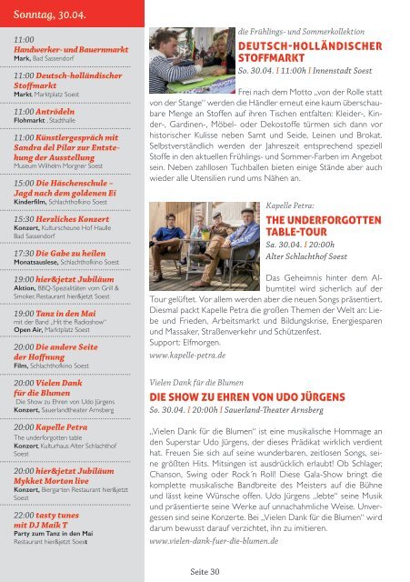 SOso! April Ausgabe