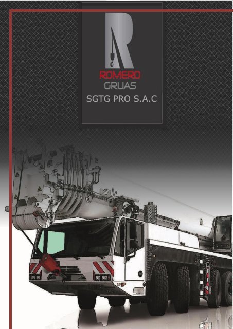 Brochure Romero Gruas