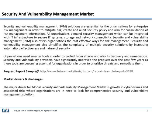 Security And Vulnerability Management Market with Current Trends Analysis, 2017-2027