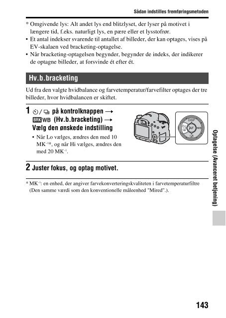 Sony SLT-A65VL - SLT-A65VL Consignes d&rsquo;utilisation Danois