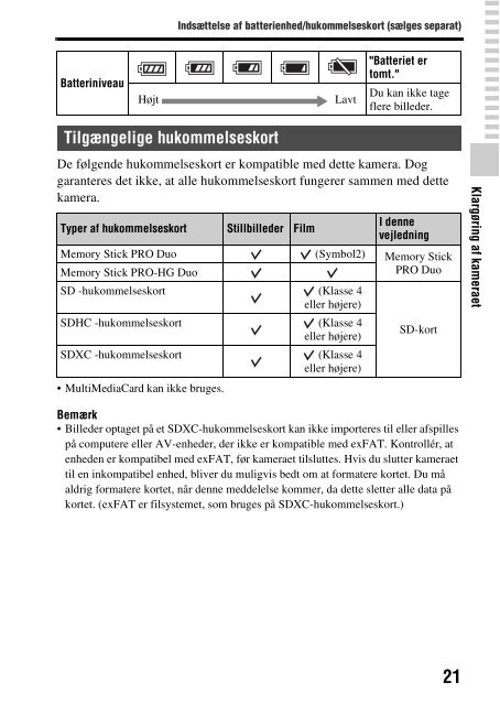 Sony SLT-A65VL - SLT-A65VL Consignes d&rsquo;utilisation Danois