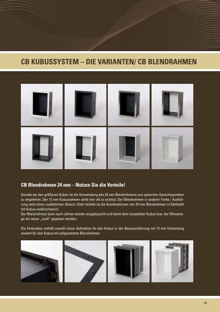 Katalog CB-TEC Kubus Regale