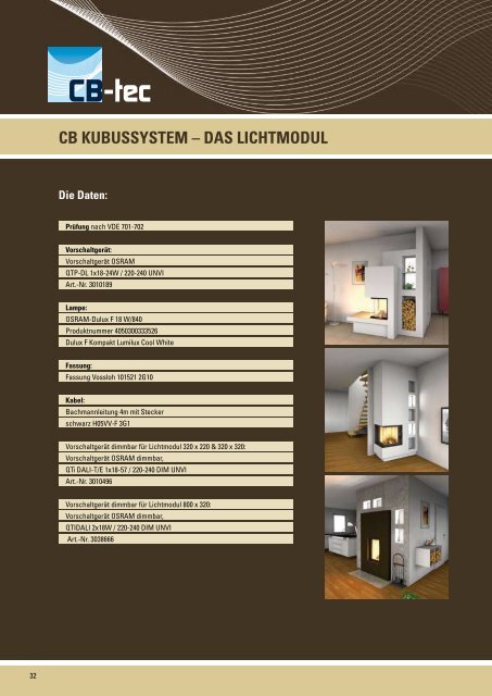 Katalog CB-TEC Kubus Regale