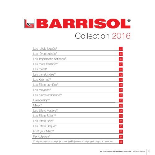 Barrisol Barricouleur - Catalog CULORI