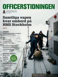 Samtliga vapen kvar ombord på HMS Stockholm