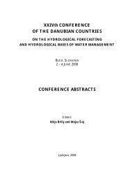 XXIVth CONFERENCE OF THE DANUBIAN COUNTRIES ...