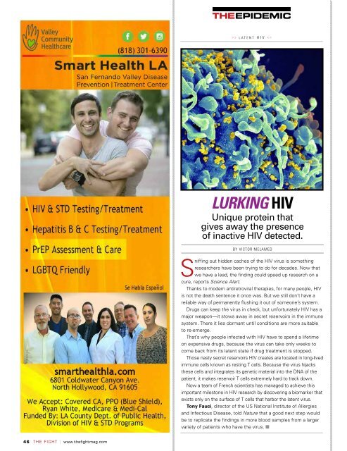 THE FIGHT SOCAL'S LGBTQ MONTHLY MAGAZINE APRIL 2017
