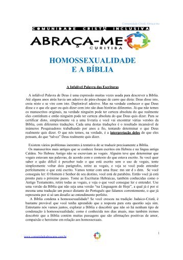 Biblía e a homossexualidade