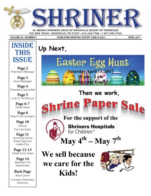 SHRINER APRIL 2017