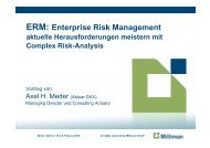 ERM: Enterprise Risk Management - qx-Club Berlin