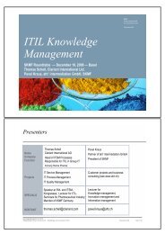 ITIL Knowledge Management - company profile • aht intermediation