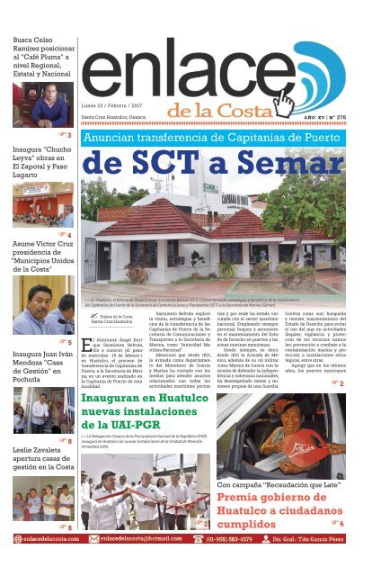 Edición 276; Enlace de la Costa