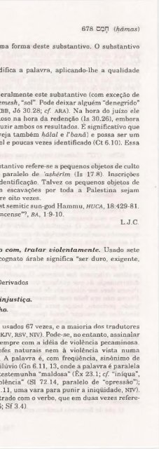 DICIONARIO INTERNACIONAL DO ANTIGO TESTAMENTO